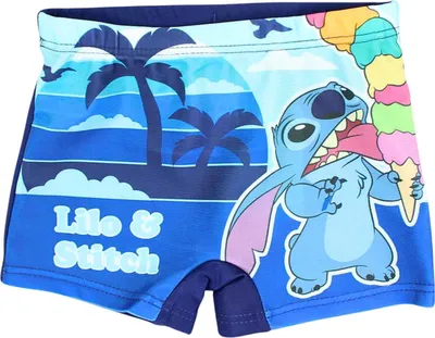 Produktbild von Badehose Lilo & Stitch Dunkelblau 110-116 cm