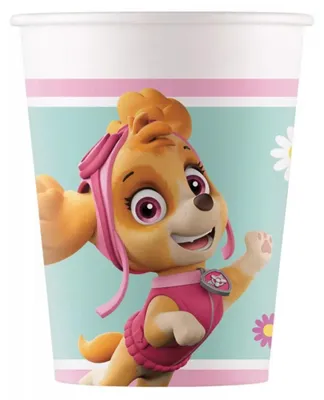 Obrázok produktu pre Kubeczki papierowe Paw Patrol Skye & Everest  200ml 8szt.