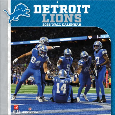 Produktbild von Turner Detroit Lions NFL 30,5 x 30,5 cm Team Wandkalender 2026