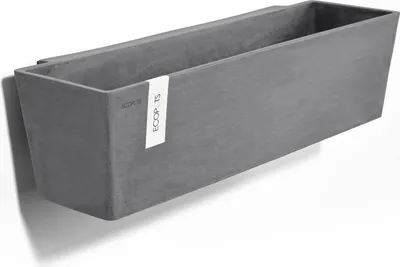 Produktbild von Ecopots Manhattan Wall 55 Blumentopf - L 55 cm x H 15,3 cm - Innen- und Außenbereich