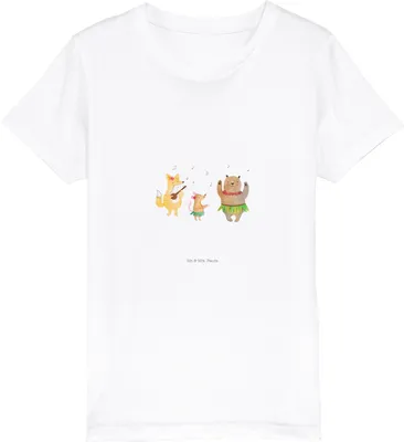 Produktbild von Mr. & Mrs. Panda Kleinkinder T-Shirt Waldtiere Aloha 9-11 Jahre (134/146) - Weiß - Geschenk, Musik, Wald, Kleinkind, Lustige Sprüche, Teenager, Igel, Jungen, Kindershirt