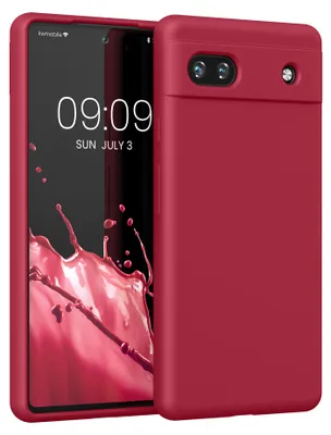 Produktbild von kwmobile Handyhülle für Google Pixel 6a Hülle, für Pixel 6a Case - Hülle Silikon - kabelloses Laden - Sweet Cherry