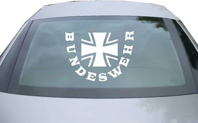 Produktbild von Indigos UG - Aufkleber Heckscheibe & Motorklappe DE2635 - weiß - 600x450 mm - KZH - Bis DZE - Auto Scheiben Fenster Heckklappe Tuning Racing JDM - Die cut