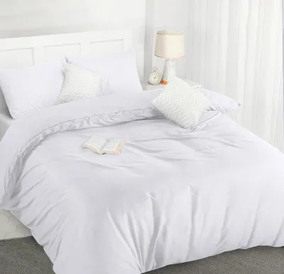 Produktbild von Famanu Bettwäsche Set mit Spitzenrand - Einzelbett
