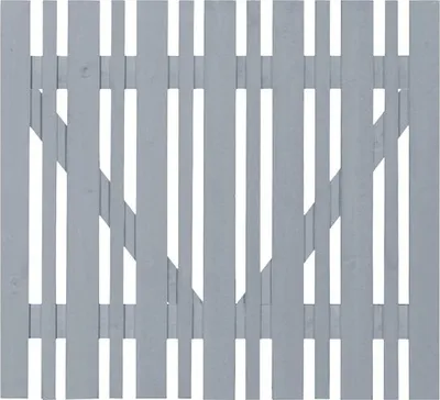 Produktbild von Einzeltor Konsta Eco ohne Schloßfräsung 100 x 80 cm grau