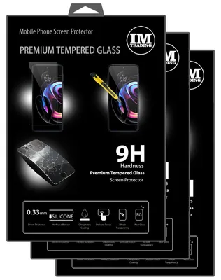 Immagine prodotto di protezione dello schermo in vetro temperato 3X 9H compatibile con Motorola Moto Edge 20 Pro