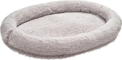 Immagine prodotto di Letto per cani SucceBuy per umani e cani, 176x122x24 cm, letto oversize in memory foam, con tasca laterale, maniglia e cerniera, sfoderabile e lavabile in lavatrice, morbido pelo alto, grigio