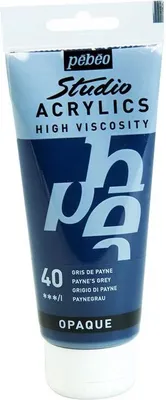 Produktbild von Deckende Acrylfarbe - Payne-Grau - 100 ml