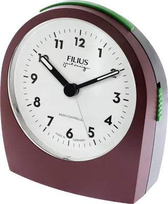 Filius 0545-1 Funkwecker Weinrot-Graphit 1