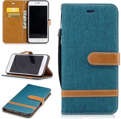 Zdjęcie produktu dla Etui na telefon Apple iPhone 8 Plus Jeans Cover Etui ochronne na telefon komórkowy Zielony