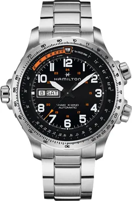 Produktbild von Hamilton H77755133 Herren-Armbanduhr, Edelstahl-Gehäuse, Metall-Armband