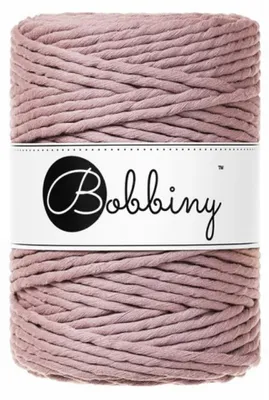 Produktbild von Bobbiny Macrame Cord 5 mm 100 m Mauve Schnur