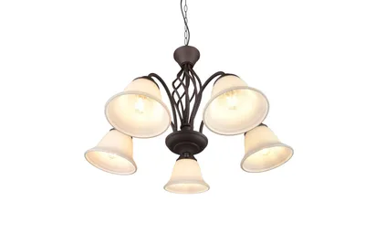 Immagine prodotto di Lampadario RUSTICA 5xE14 40W marrone antico