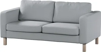 Produktbild von Dekoria Bezug für Karlstad 2-Sitzer Sofa nicht ausklappbar, grau, Sofahusse, Karlstad 2-Sitzer