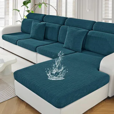 Produktbild von Elzusha – Wasserdichte, elastische Sofabezüge-Set