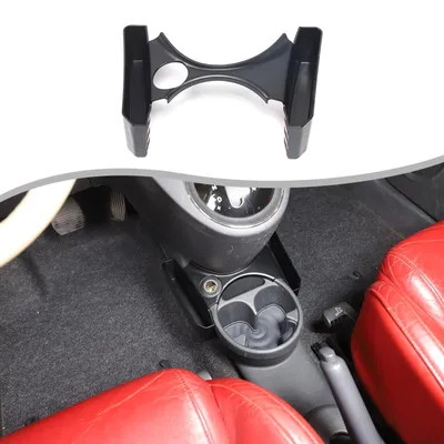 Immagine prodotto di Contenitore portaoggetti per Fiat 500 dal 2007 al 2015 - Organizer per la console centrale, colore nero