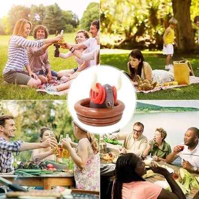 Produktbild von Aufblasbarer Getränkekühler in Stierform für Partys