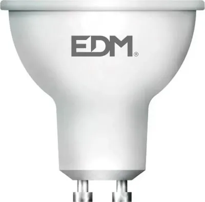 Immagine prodotto di Lampadina LED GU10 da 8 W a luce fredda Edm, illuminazione LED potente 6400 K, ampio angolo di illuminazione. - Edm