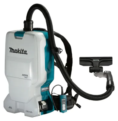 Zdjęcie produktu dla Makita DVC660Z, 95 W, Bęben próżniowy, Suchy, Worek na kurz, 5,5 l, HEPA