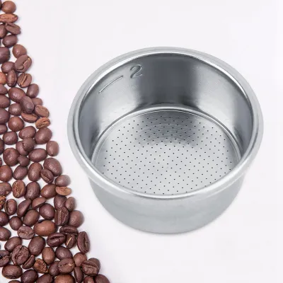 Edelstahl-Kaffeefilterkorb 52 mm, wiederverwendbar, für Siebträger