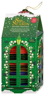HERBATKA MIX BIO LATARNIA ŚWIĄTECZNA 8 SMAKÓW (24 x 1,5 g) 36 g - ENGLISH TEA SHOP ORGANIC