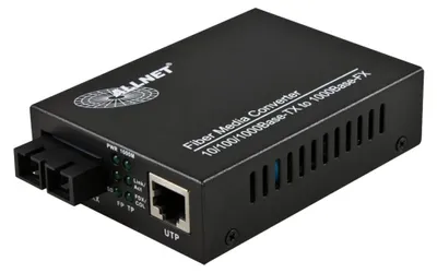Produktbild von ALLNET 102459, 1000 Mbit/s, IEEE 802.3, IEEE 802.3ab, IEEE 802.3u, IEEE 802.3x, IEEE 802.3z, Gigabit Ethernet, 10,100,1000 Mbit/s, 10BASE-T, 100BASE-T, 1000BASE-T, 1000BASE‑SX