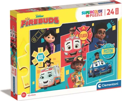 Image de Clementoni puzzle 24 maxi SuperKolor Disney Firebud 24244