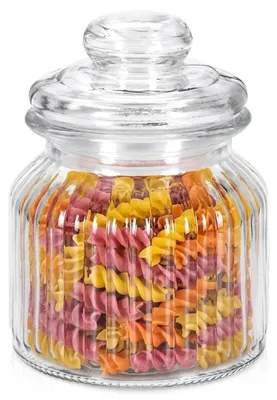 Image de Récipient de conservation en verre avec couvercle, 650 ml