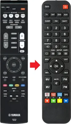 Produktbild von Fernbedienung passend für YAMAHA RX-V483 | RX-V485 | RX-V583