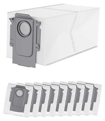 Produktbild von Staubbeutel für Saugroboter - 10 Stück Ersatzbeutel - Zubehörset für Q Revo, Qrevo Pro, Qrevo MaxV, Qrevo Curv, S8 MaxV Ultra, S8 Max Ultra, Qrevo Edge, Qrevo S, Qrevo Plus, Qrevo Master und Qrevo Slim
