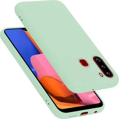 Produktbild von Cadorabo Schutzhülle für Samsung Galaxy A21 Hülle in Grün Handyhülle Case Cover TPU Etui