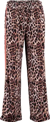 Produktbild von Damen Hose Lg P Tr Le44Ora mit Leoprint, Seitenstreifen und elastischem Gummibund
