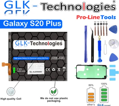 Produktbild von GLK-Technologies für Samsung Galaxy S20 Plus G985F 5G G986B Batterie Akku EB-BG985ABY