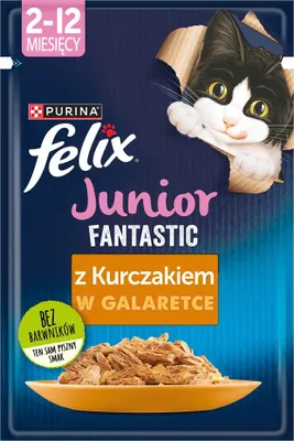 Obrázok produktu pre Felix Fanstastic Junior - mokrá strava pre mačky - 85 g