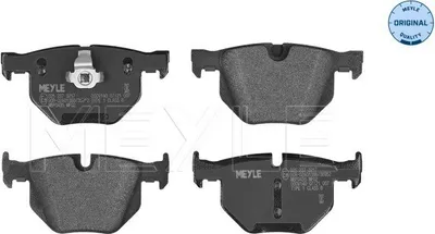 Produktbild von MEYLE 025 237 3217 Bremsbeläge Hinten für BMW 5 Limousine (E60) 5 Touring (E61) 6 Coupe (E63) 6 Cabrio (E64)