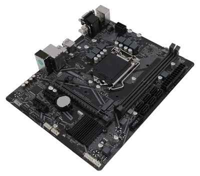 Zdjęcie produktu dla Płyta główna B460M D2V, format Micro ATX, z pamięcią DDR4 (2 sloty DIMM), dla procesorów LGA 1200, 6 portów SATA III, 1 slot M.2. Płyta główna obsługuje dwukanałową pamięć DDR4 o częstotliwości 2933, 2666, 2400 i 2133 MHz