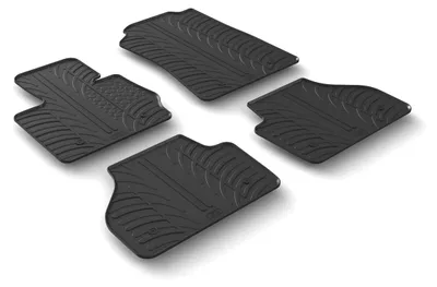 Produktbild von LAMPA Fußmatten Set Gummi für BMW X4 (F26) Vorne+Hinten