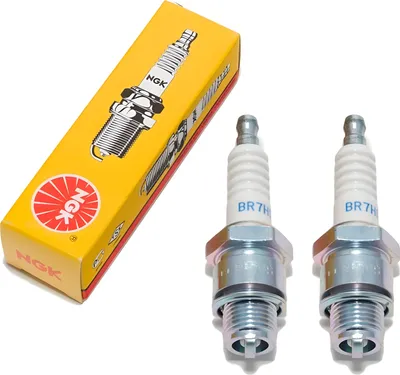 Obrázok produktu pre Sada zapaľovacích sviečok NGK 2x BR7HS zapaľovacia sviečka s interferenčným tlmením, 12,7 mm krátky závit Ø 14,0 mm šesťhran 20,8 mm, medzera medzi elektródami 0,75 mm, tepelná hodnota 7, 4122 / 4737 / 5417 / 7852