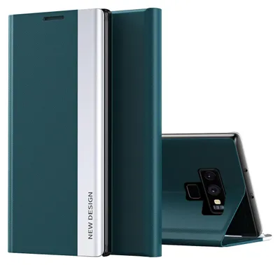 Immagine prodotto di Custodia Galaxy Note 9, LaimTop Finto cuoio Magnetic Flip Stand Case per Samsung Galaxy Note 9 Verde