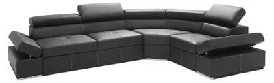 Produktbild von Ecksofa Moderne Sofa Eck Couch Garnitur Design Polster Wohnlandschaft 100% Leder