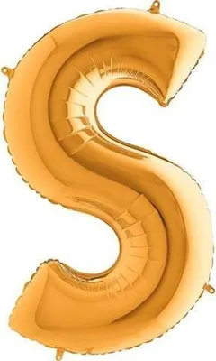 Produktbild von Folienballonbuchstabe 40' S Gold