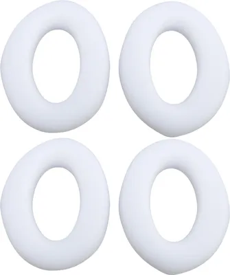 Obrázek produktu pro 2 páry chráničů sluchu, náušníky, ochrana sluchu, náhradní polštářky, pěnové polštářky pro sluchátka QC Ultra, bílé