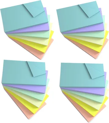 Produktbild von Haftnotizen 76 x 127 mm, 6 Pastellfarben, 480 Blatt, für Büro