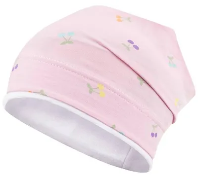 Produktbild von Mädchen Mütze Übergangsmütze Beanie Tiere, Gr. 46-48, Rosa-Kirsche