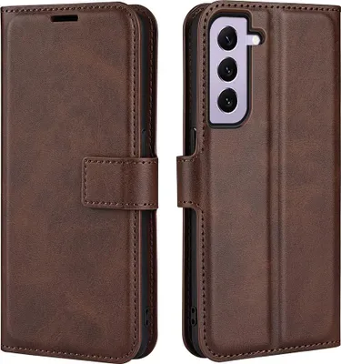 Produktbild von Samsung Galaxy S23 Hülle - Coverup Deluxe Klapphülle - Dunkelbraun