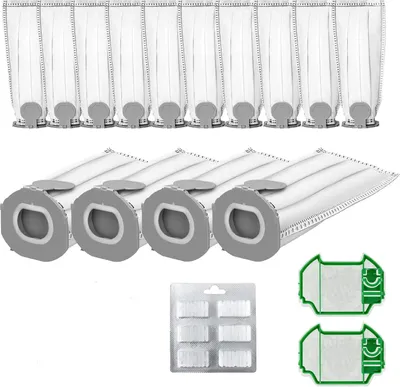 Produktbild von 14 Beutel mit 2 Filtern und 6 Duftblöcken für Staubsauger VK7 FP7, Hochleistungs-Staubsaugerbeutel Set inklusive , Kompatibel mit Kobold Modellen