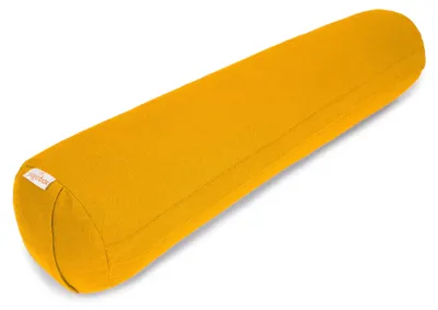 Produktbild von yogabox Yoga und Pilates Bolster / Yogarolle BASIC small - dotter 65 x 15 x 15 cm Buchweizenschalen
