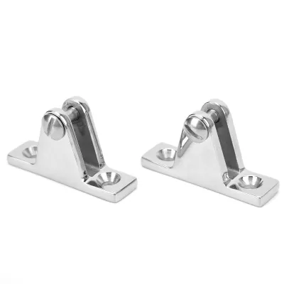 Obrázok produktu pre Bimini Top 90 ° palubný záves, palubný záves Mount, Bimini Top montážny hardvér, námorný čln palubný záves Mount, nerezový montážny palubný hardvér, nerezový palubný záves