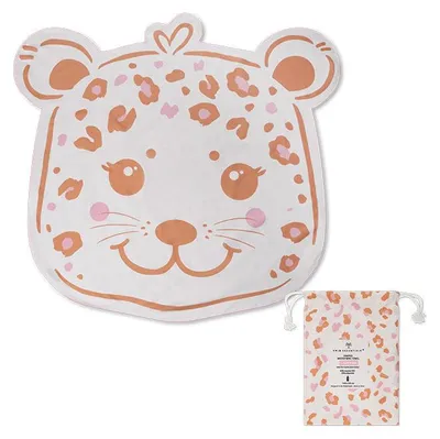 Produktbild von Swim Essentials Strandtuch Mikrofaser – Beige – Leopard – 140 cm