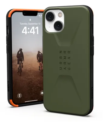 Produktbild von Urban Armor Gear Civilian, Cover, Apple, iPhone 14 Plus, 17 cm (6.7"), Olive